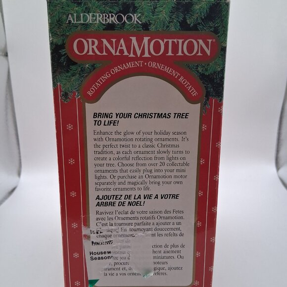 Noma Ornamotion Christmas Ornament Snowman Motor Included Vintage 1989 - Picture 4 of 4